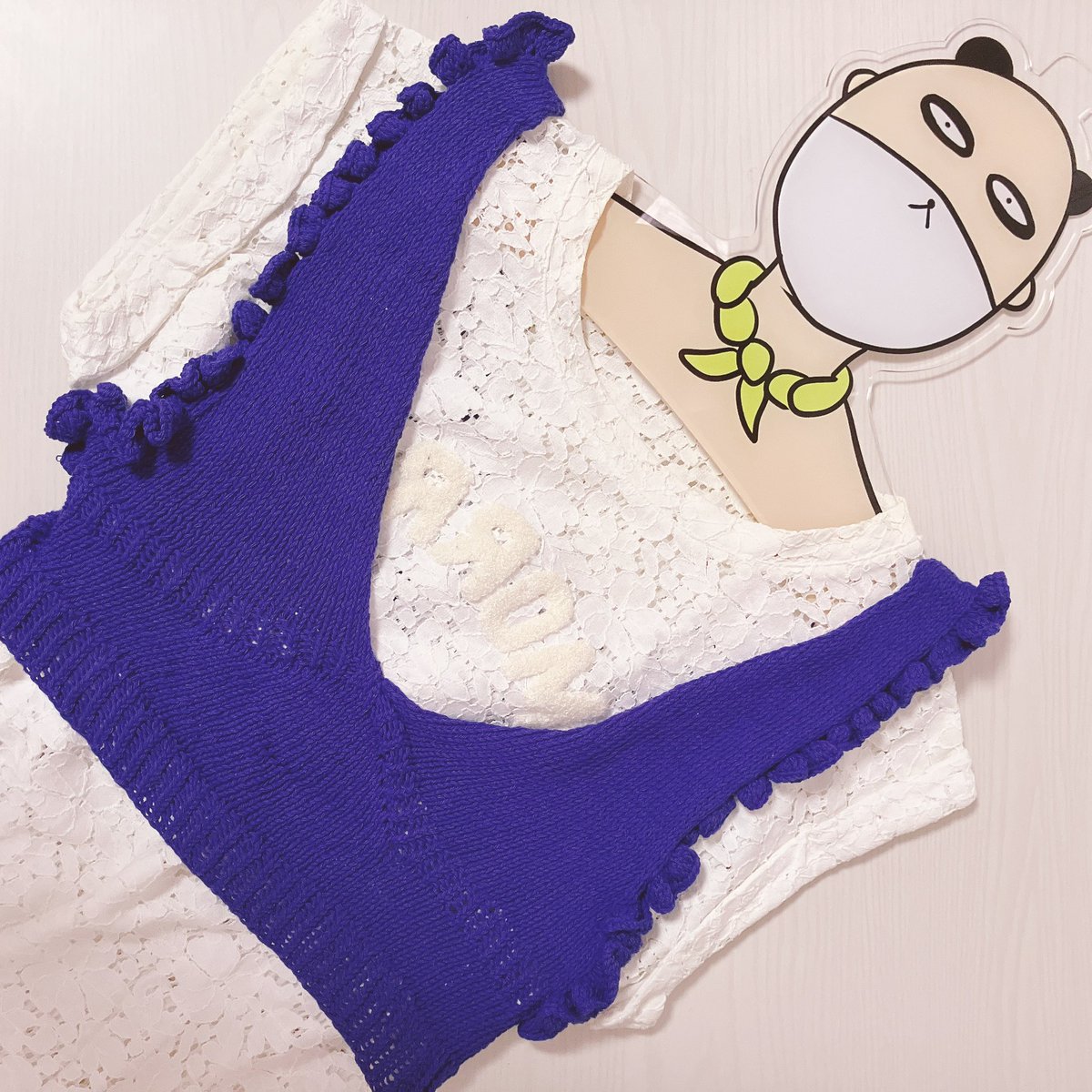 nyatarou_'s tweet image. Custom Ruffle完成💙✨

フリルモリモリでかわいい🥳