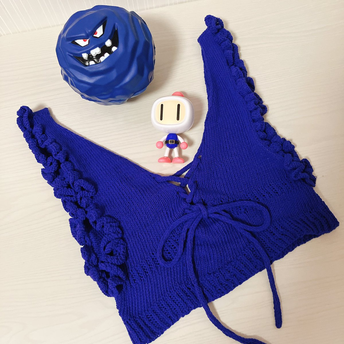 nyatarou_'s tweet image. Custom Ruffle完成💙✨

フリルモリモリでかわいい🥳