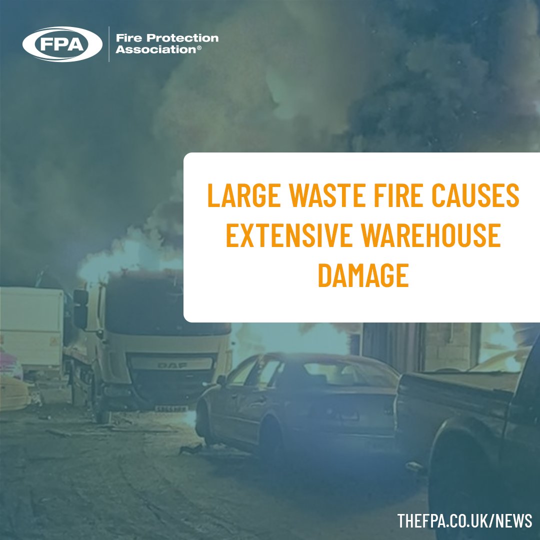Emergency services responded to a large fire at an industrial estate in south-east London on 11 July 2025, which saw 100 tonnes of mixed waste alight.

Find out more: thefpa.co.uk/news/large-was…

#FireSafety #FireProtection #FPA