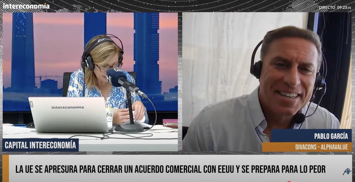 DivaconsSpain's tweet image. Entrevista a Pablo Garcia en @rintereconomia sobre la situación de los mercados europeos a la apertura. 📈 Descubre qué movimientos podrían definir la jornada 👇🏼
divacons.com/entrevista-a-p…