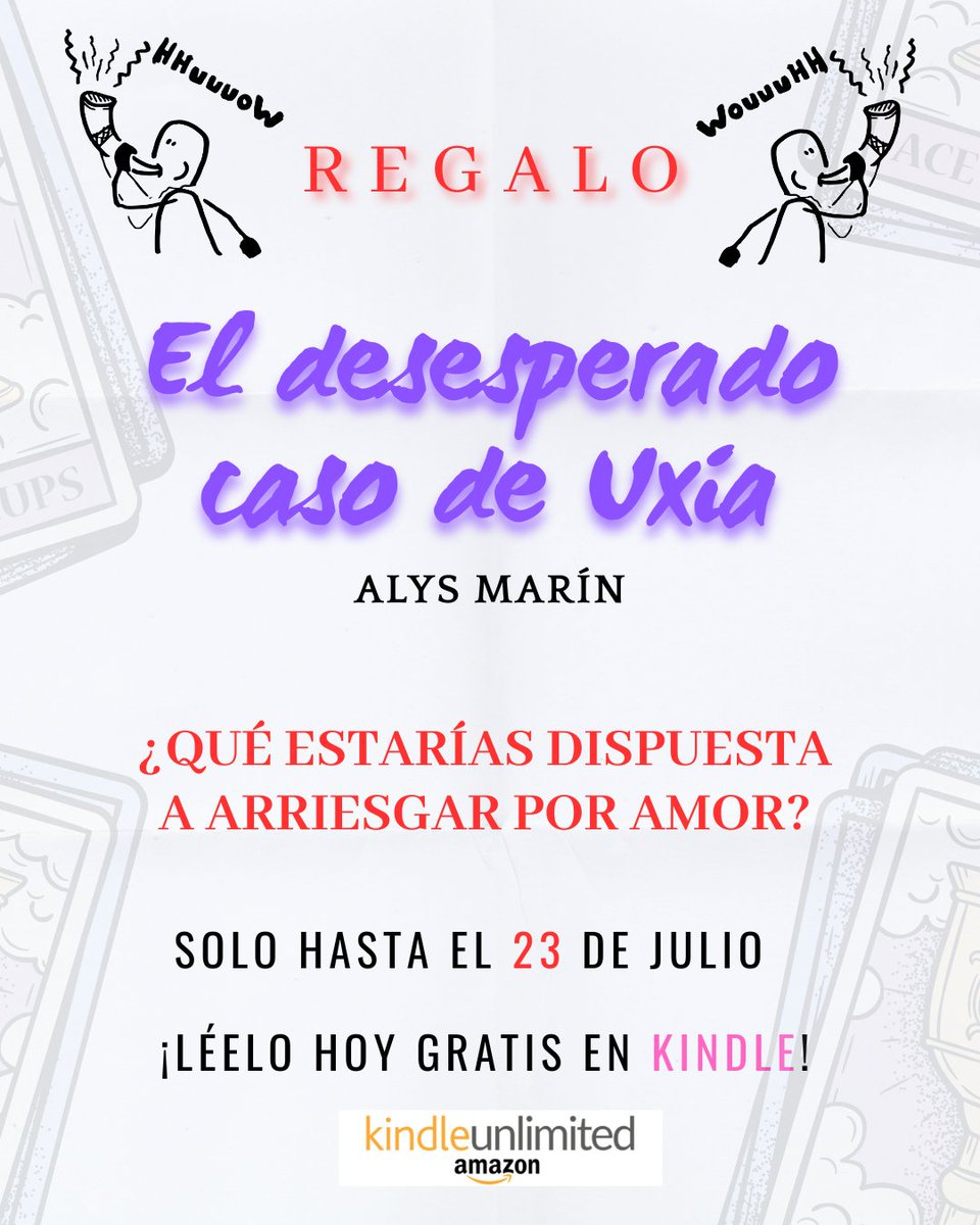 Estás a tiempo para hacerte con tu ejemplar gratis ❤️🥰 
Enlace:
amzn.eu/d/5Tu4DW4