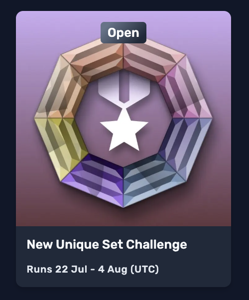 veve_official's tweet image. Become the New Unique Set champion! ⭐ 🏆
The New Unique Set Challenge is NOW OPEN!!
Climb the leaderboard by completing unique, new Comic and Collectible sets throughout the competition. ✅
Your position is based on the number of unique Comic and Collectible sets you…