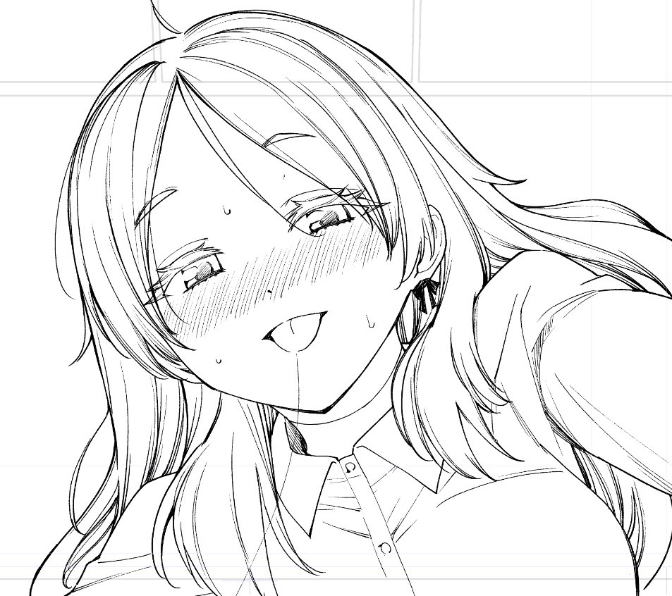 俺にしては可愛く描けたのではないか…?たぶん… 