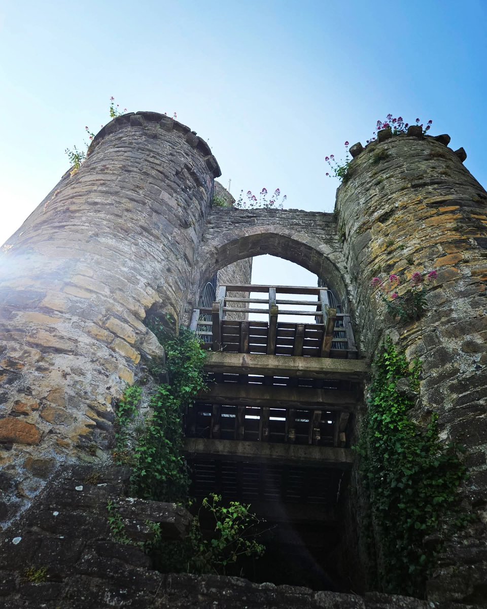 The original entrance into Conwy Castle. A drawbridge was needed to get from the ramp to the castle.
Unless you were Spiderman.  #Conwy #castle #Conwycastle #fort #fortress #wales #northwales #visitwales <a href="/cadwwales/">Cadw</a>