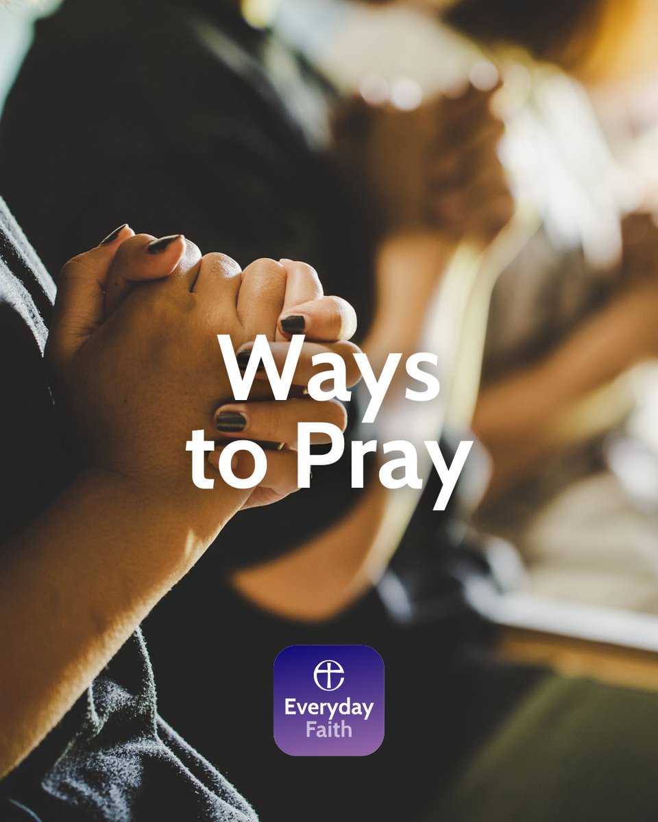 churchofengland's tweet image. This week on the #EverydayFaith, we are pondering ways we encounter God and enter prayer. It’s easy to get stuck in a rut with prayer.
There are lots of ways to connect with God – wherever and however we are. Why not try the #EverydayFaithApp at cofe.io/EverydayFaithA….