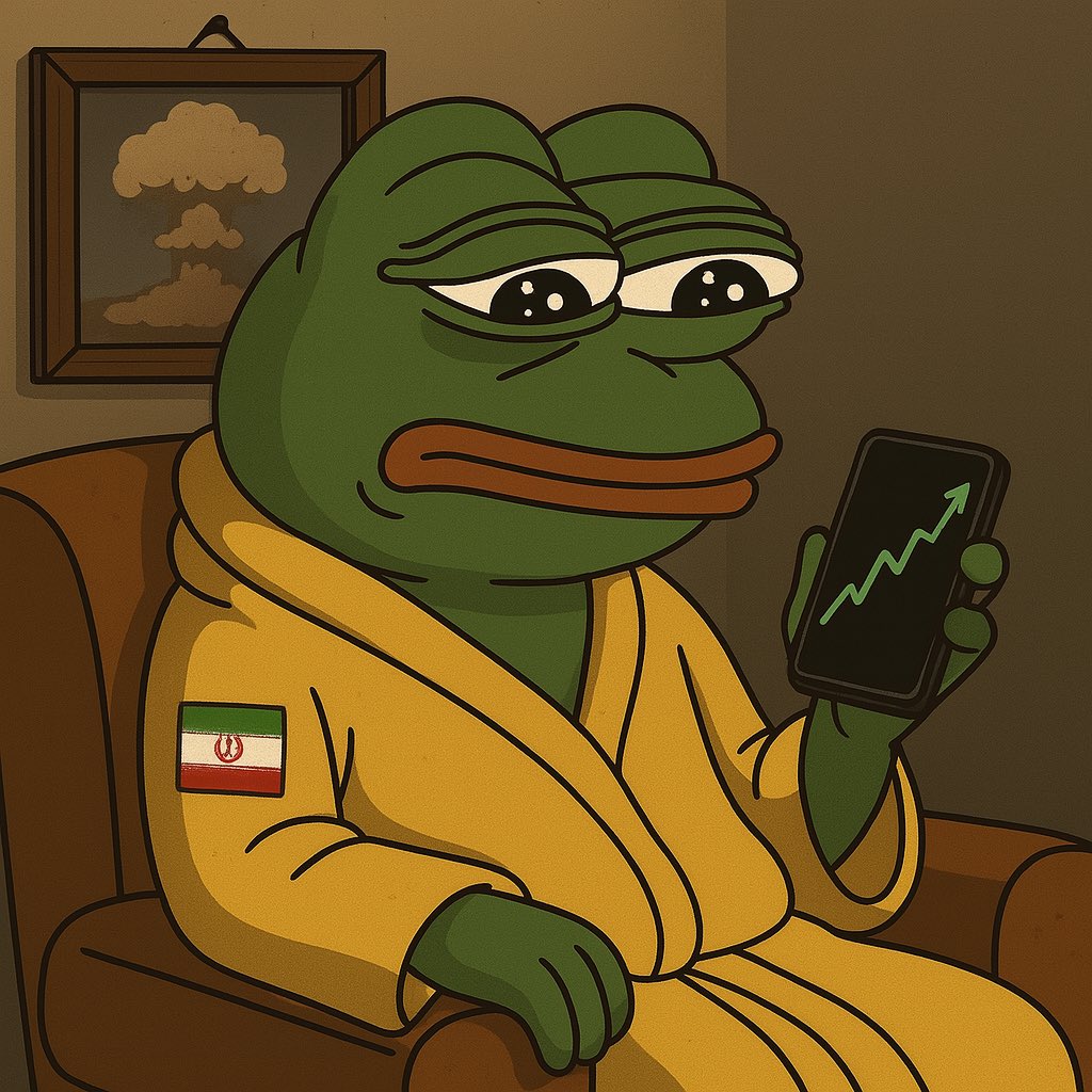 Iranb0mb's tweet image. 📈 $IRANBOMB is quietly rising
And real holders know what’s coming ☢️💣
🟢 Green candles don’t lie
💛 Robe on, phone in hand, watching the charts from the bunker
👀 HOLDERS — get ready
A surprise drop is coming soon
If you’re holding $IRANBOMB, you might see something special…