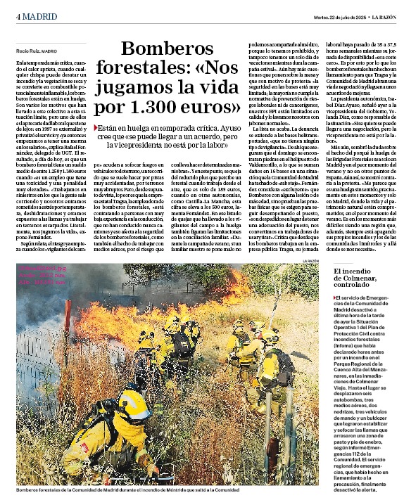 d_forestal's tweet image. #BomberosForestalesCMEnLucha
#YoApoyoALosBomberosForestales