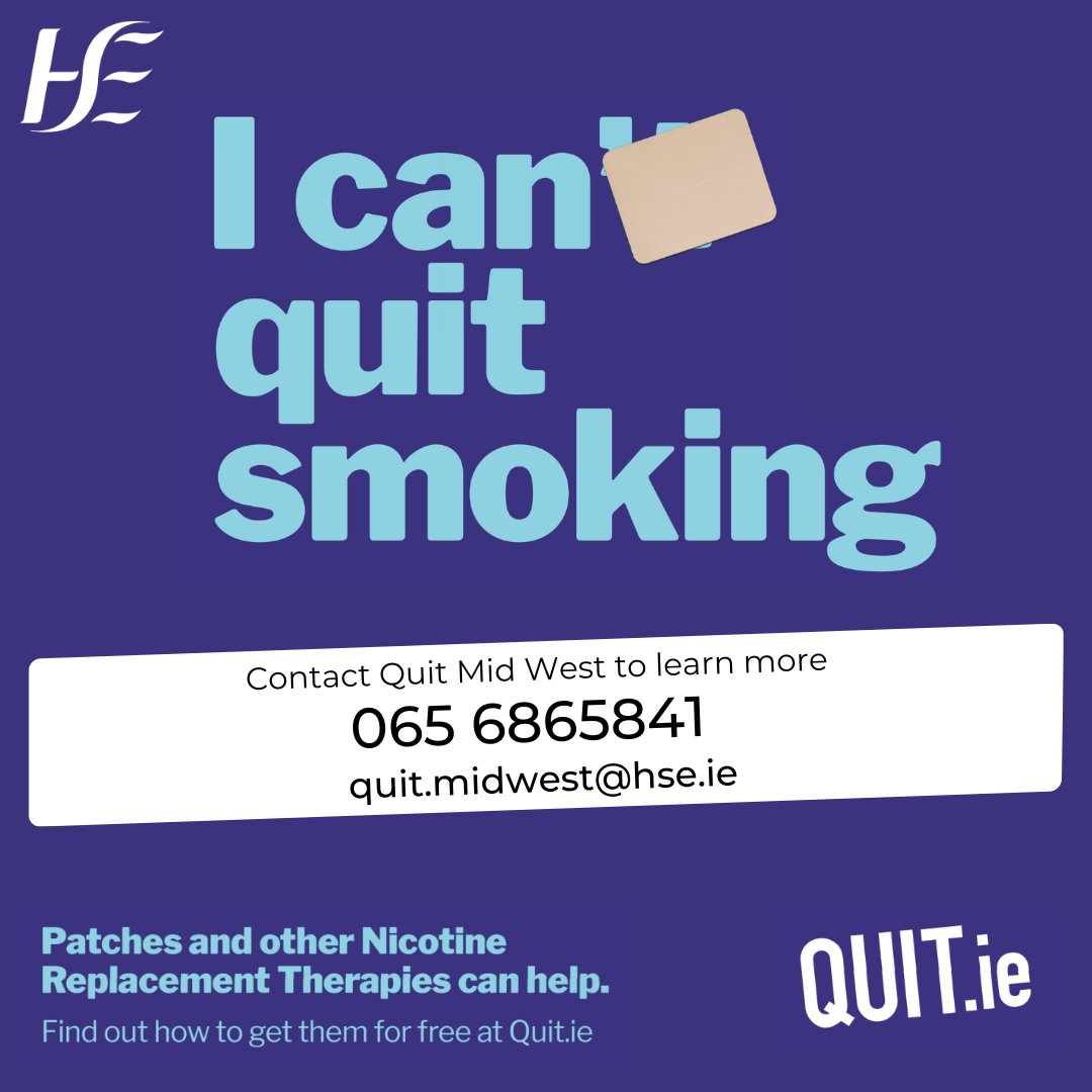 HSEMidWest's tweet image. It’s never too late to QUIT smoking. See what some of our QUIT service users say and take first step by contacting Quit Mid West to start your journey for good!
#TakeBackControl #QuittingIsWinning @hselive
