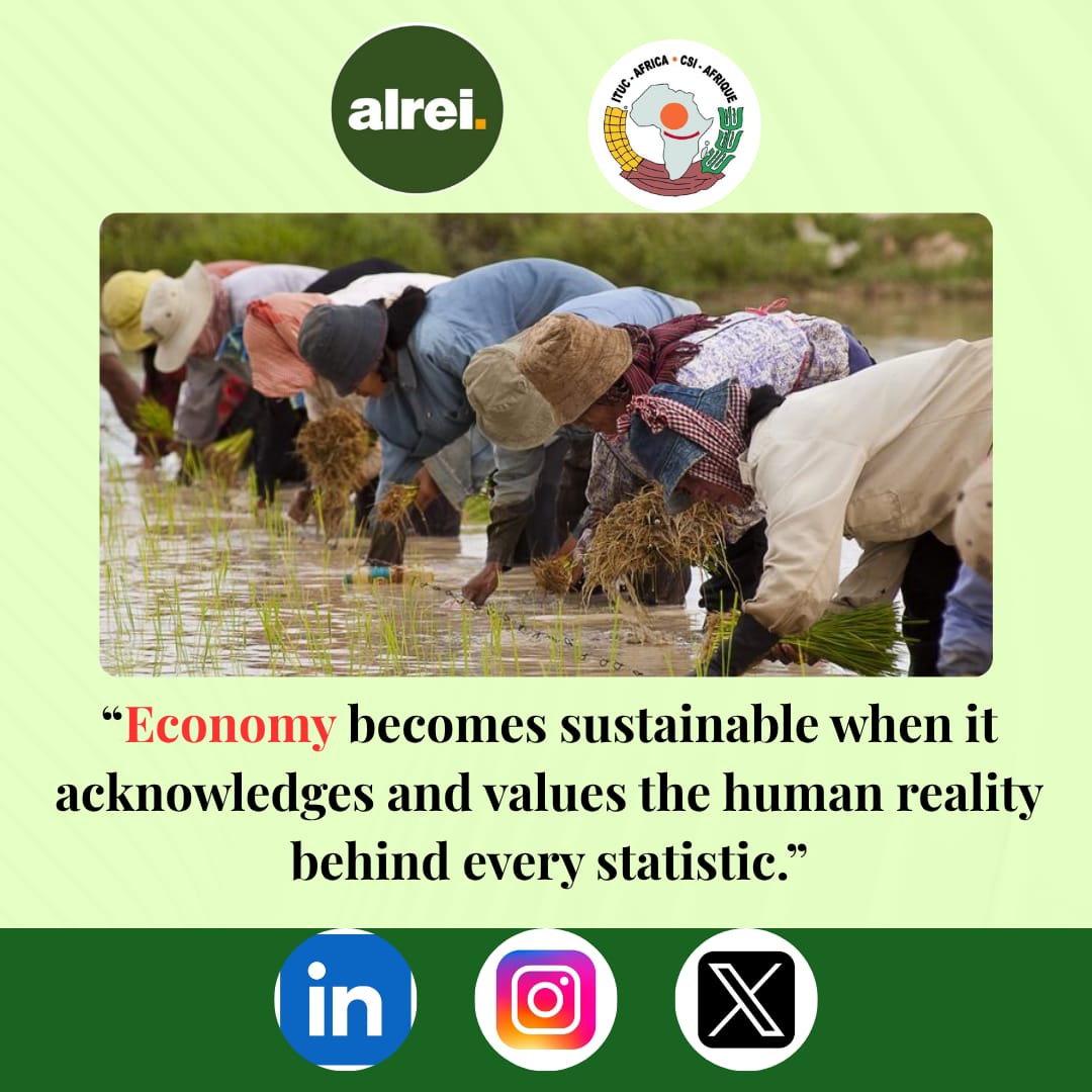 Behind every figure in African trade, there is a life. A woman transforming local products. A young person dreaming of a better future. A worker fighting for fair wages. A community striving for dignity.
Millions of workers contribute daily to the progress of our societies. Yet