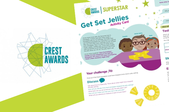 CRESTNorthWest's tweet image. CREST Awards: Scrummy STEM Snacks!
Make tasty summer treats and start earning @CRESTAwards at the same time!
With your support, your children can discover the science behind their snacks and eat (and drink) their delicious experiments: bit.ly/4o8dhWH
@BritSciAssoc