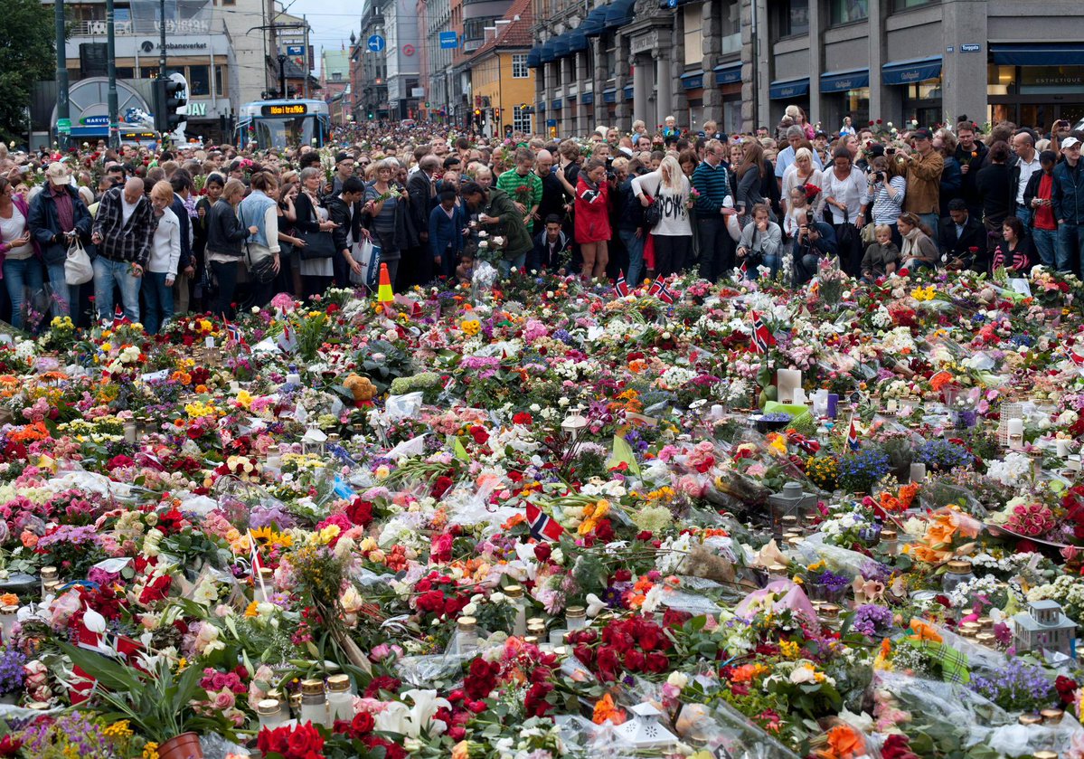 nafoviking's tweet image. On this day, 22 July in 2011 Terror hit Norway Hard. 77 People killed. Ukraine gets this Terror every day! Arm them! Donate and Boost. Thank you!