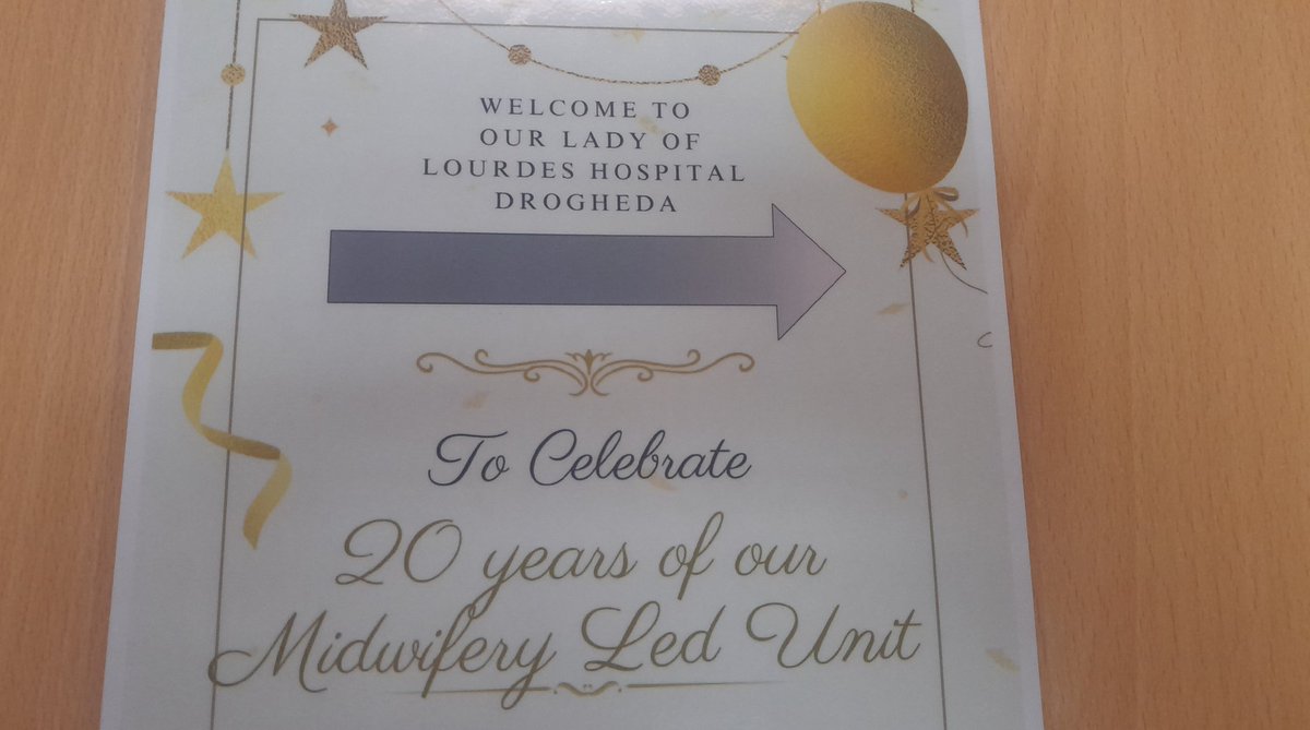 Huge Congratulations to my colleague <a href="/gra_milne12/">Gráinne Milne</a> Director of Midwifery on 20 years of the Midwifery Led Unit. 👏👏 a great celebration was had. MLU Mums dads children &amp; amazing Midwives past and present. The focus on mums baby and partners a constant. Bravo! 
👏👏 <a href="/IADNAM1904/">IADNAM</a>