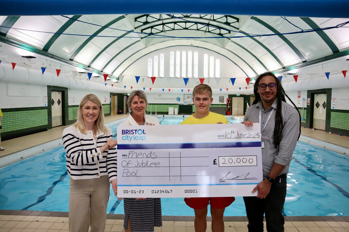 Bristol City Leap (@bristolcityleap) on Twitter photo Do you need funding for a community energy project? ⚡
Be like <a href="/savejubileepool/">Friends of Jubilee Pool (Bristol)</a>, who are looking to replace their old, gas boilers with a more energy-efficient solution 🏊
They applied to our Community Energy Fund, and you can too 👇
bristolcityleap.co.uk/.../community-…
#Bristol Do you need funding for a community energy project? ⚡
Be like <a href="/savejubileepool/">Friends of Jubilee Pool (Bristol)</a>, who are looking to replace their old, gas boilers with a more energy-efficient solution 🏊
They applied to our Community Energy Fund, and you can too 👇
bristolcityleap.co.uk/.../community-…
#Bristol