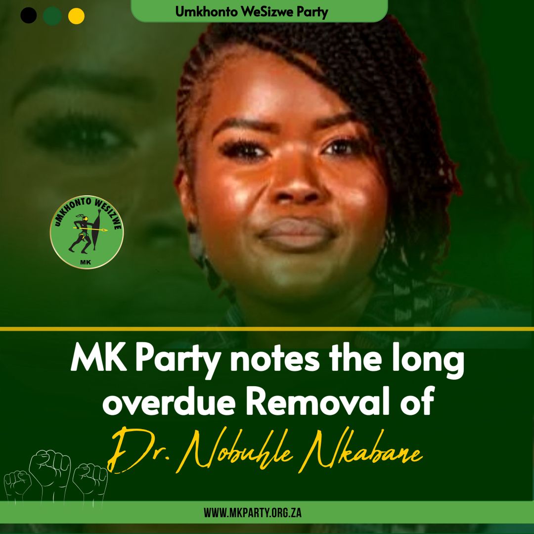 MkhontoweSizwex's tweet image. MK Party notes the long overdue removal of Dr. Nobuhle Nkabane as Minister of Higher Education, a step toward restoring accountability in a sector captured by ANC cadre deployment.
Her failure to take responsibility for the SETA debacle along with her lack of honesty when…