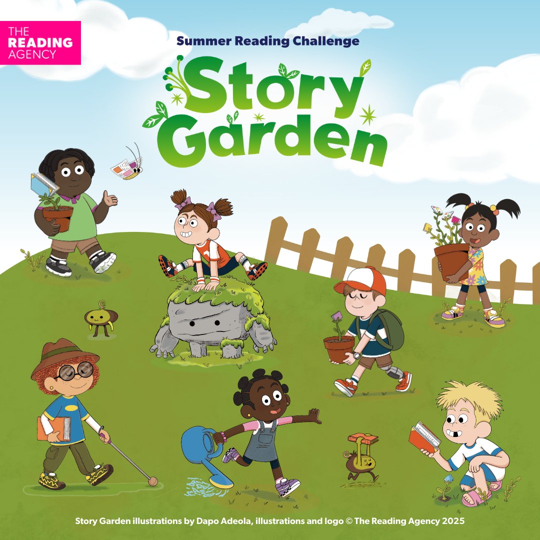 🪴This years Summer Reading Challenge welcomes you to the Story Garden where magical creatures, wild tales, and the wonders of nature come to life!

📗📘📙 Grab some books and get reading with us this Summer!

✋ Ask staff at your local branch for details of how to sign-up
