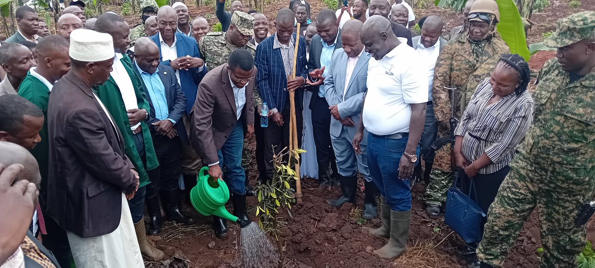 Mayorwalusimbi's tweet image. Today we have welcomed the Katikkiro of @BugandaKingdom_ Owek @cpmayiga in Nakifuma-Naggalama Town Council @Essaza_Kyaggwe. He is set to visit model coffee farmers in Nakifuma County.