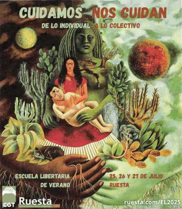 CGT's tweet image. Ruesta |
🔴El viernes comienza Ruesta 2025: Cuidamos, nos cuidan. De lo individual a lo colectivo
Os dejamos la info de esta cita imperdible! 👇
cgt.es/ruesta-2025-cu…