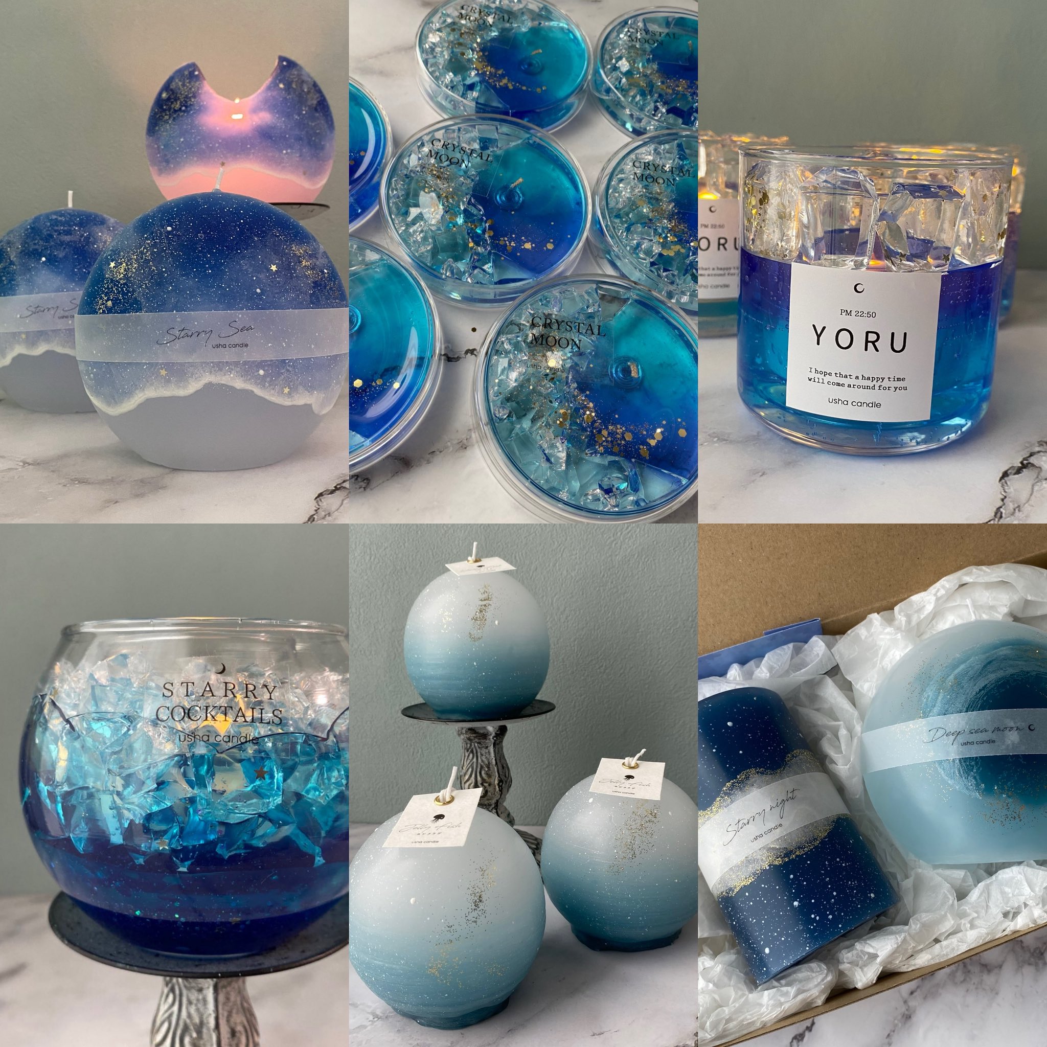 usha candle  No.3  ギフト　キャンドル　未開封 Gift set No.3 | usha candle