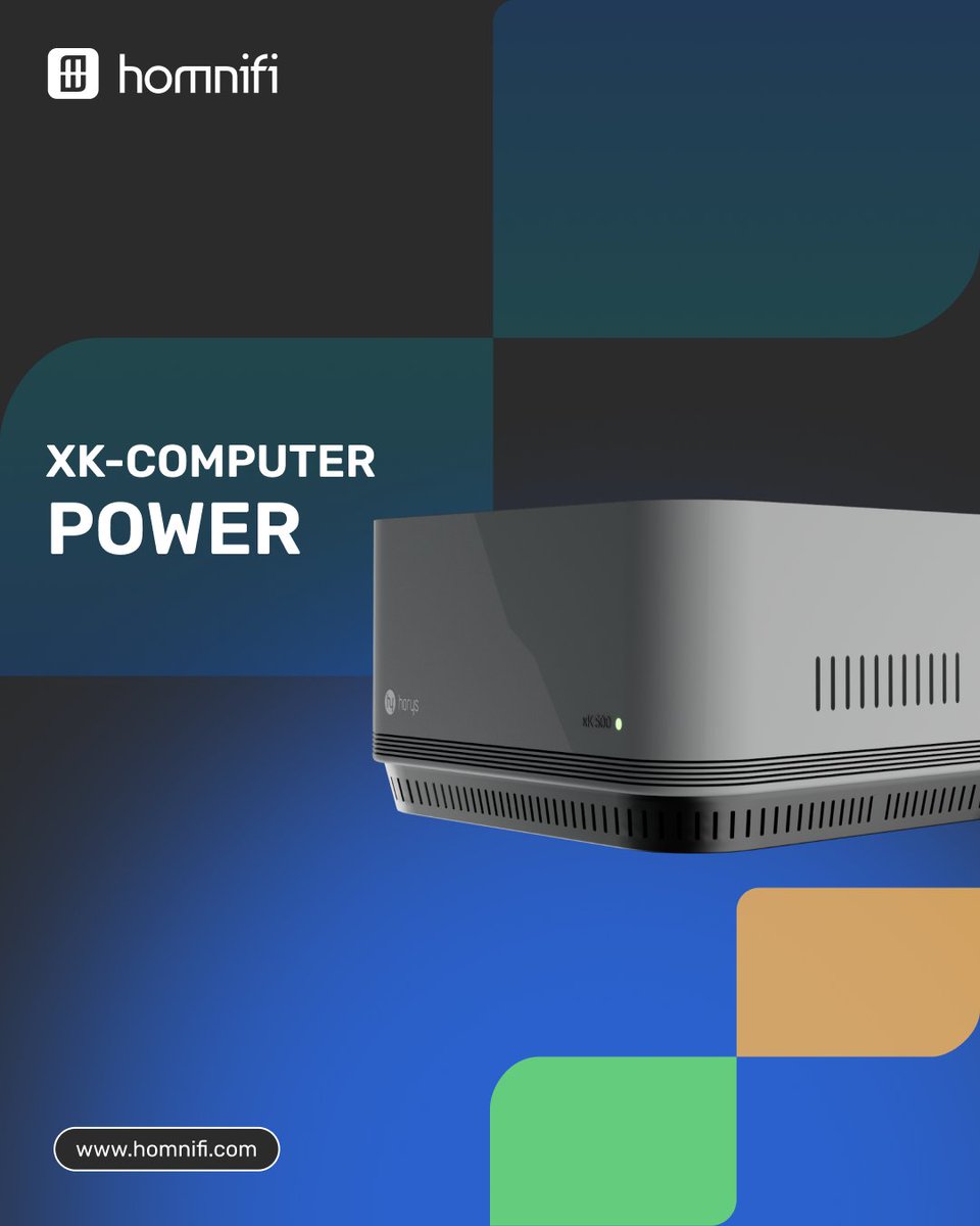Built for Web3. Homnifi XK-Computers give you speed, security, and scale. 
🔗 homnifi.com

#Homnifi #XKComputer #Web3Tools