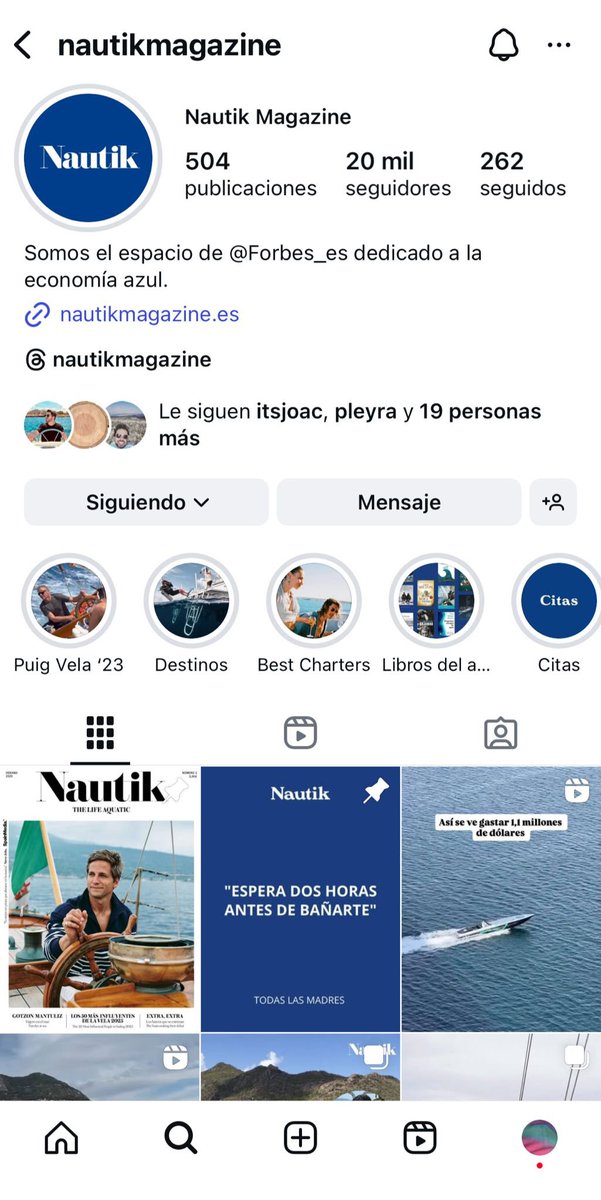 NautikMagazine's tweet image. Ya somos líderes en información lifestyle náutica.
@SpainMediaES