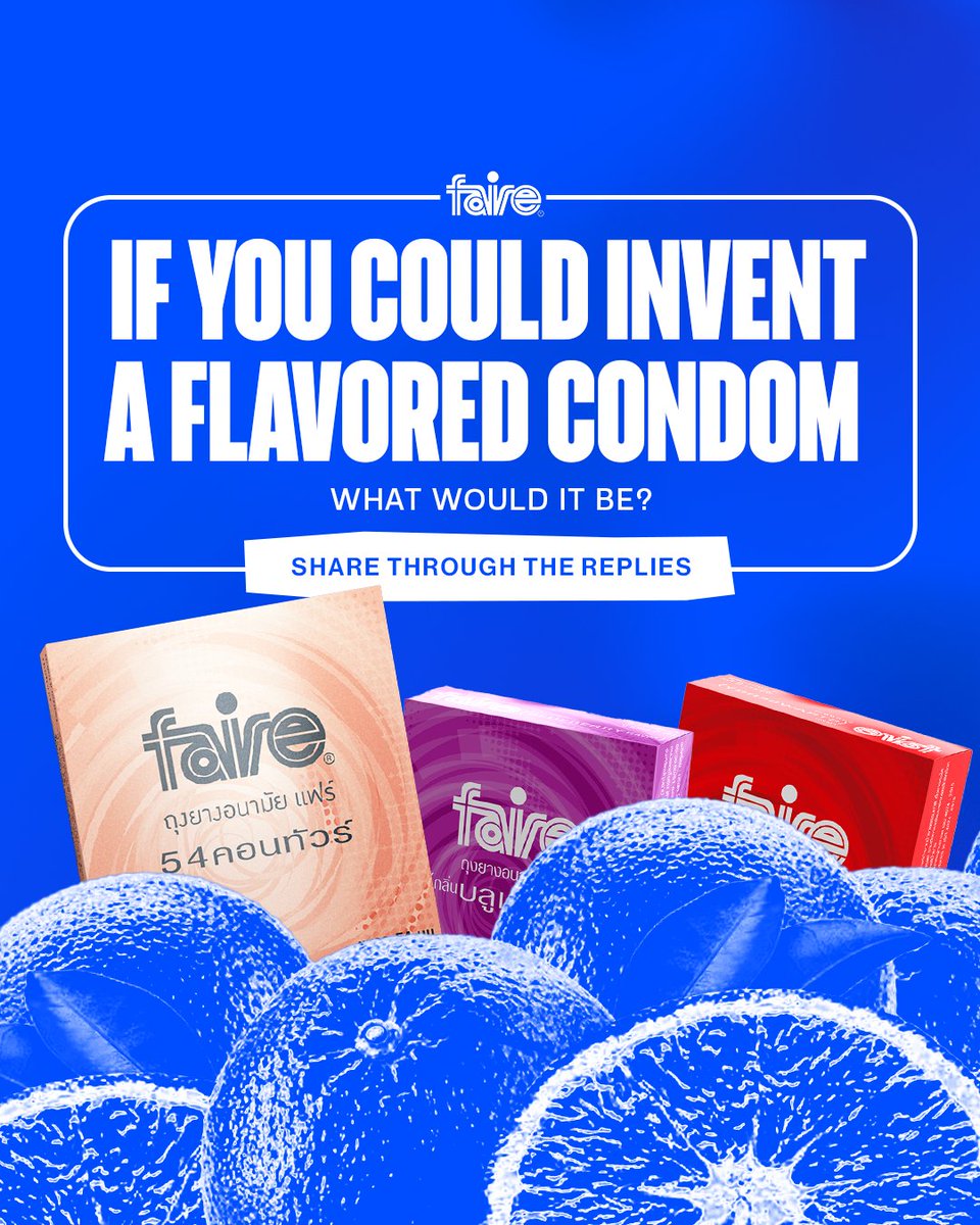 _faireplay's tweet photo. Anong flavor ng condom ang papasa sa dila mo? 😏
Legit or unhinged, we wanna know.

I-share sa replies 🍌🍵🍑 https://t.co/zOyXKgZ6Dk
