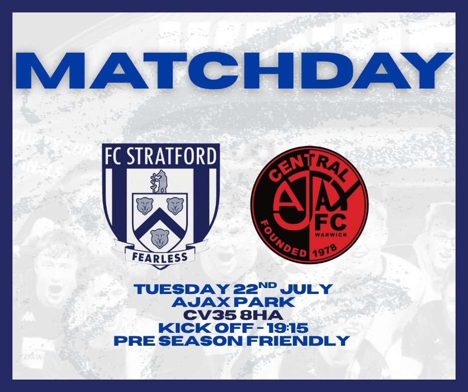 FcStratford's tweet image. γ πππππ πππ γ Itβs Matchday and our third pre-season fixture at Ajax Park against @MidlandLeague side @CentralAjaxFC.
#UpTheFCBears