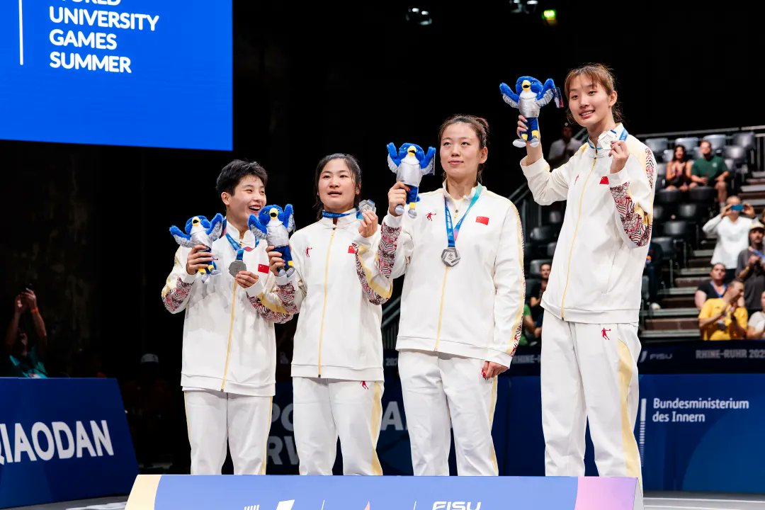 Huazhong University of Science and Technology (@2024_hust) on Twitter photo π HUST athletes made waves at the 17th World Dragon Boat Championships & Rhine-Ruhr 2025 FISU World University Games. πͺπ¨π³
πββοΈWomen's 100m freestyle: Gold
π₯π₯Dragon boat: 3 silvers, 2 bronzes
πWomen's 3Γ3 basketball: Silver
πββοΈWomen's 4x100m & 4x200m relay: Silver π HUST athletes made waves at the 17th World Dragon Boat Championships & Rhine-Ruhr 2025 FISU World University Games. πͺπ¨π³
πββοΈWomen's 100m freestyle: Gold
π₯π₯Dragon boat: 3 silvers, 2 bronzes
πWomen's 3Γ3 basketball: Silver
πββοΈWomen's 4x100m & 4x200m relay: Silver