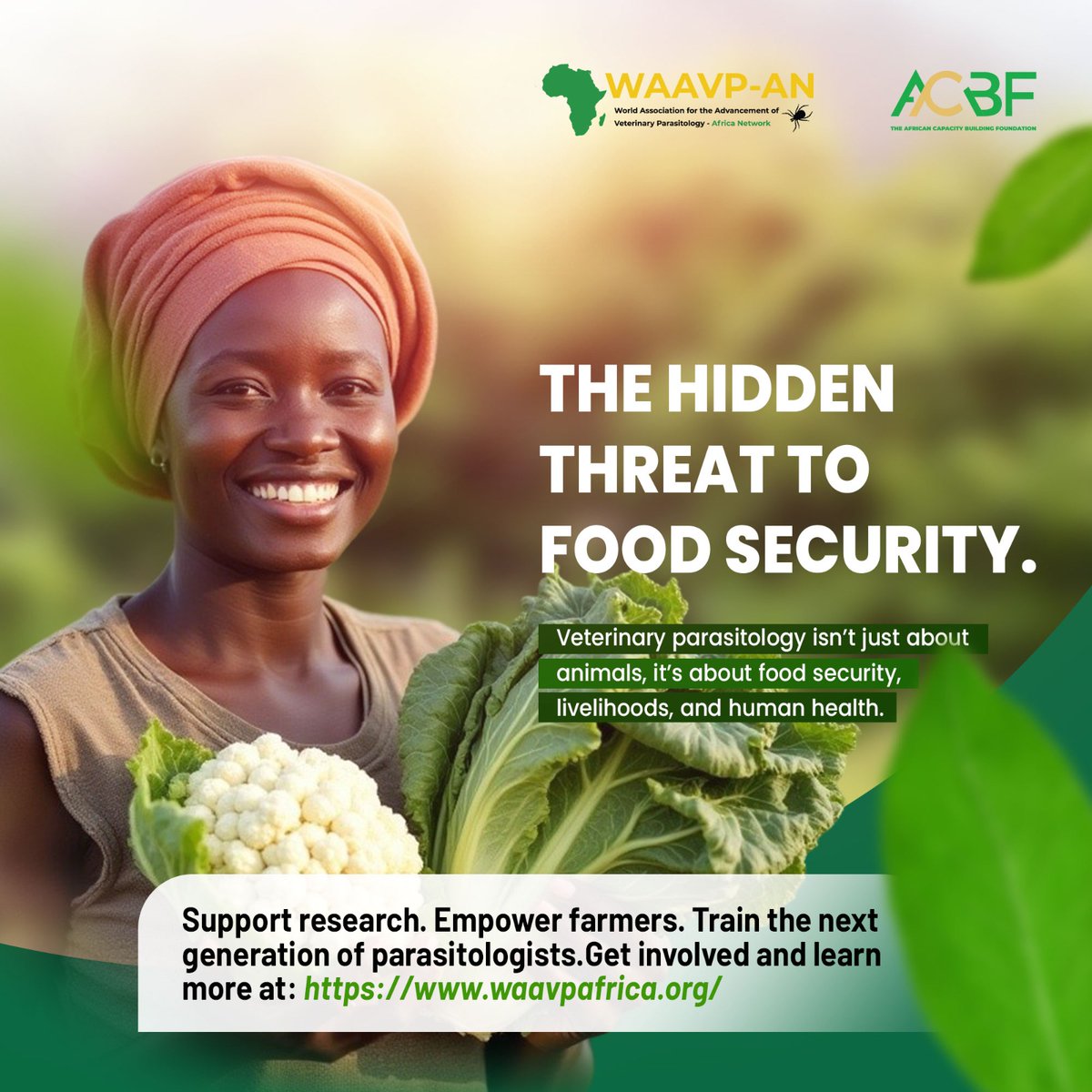 It’s time to prioritize veterinary parasitology as a critical pillar of the One Health approach.
Get involved and learn more at: waavpafrica.org

Comment what have you learned about veterinary parasitology. 
#VeterinaryParasitology #FoodSecurity #OneHealth #AnimalHealth