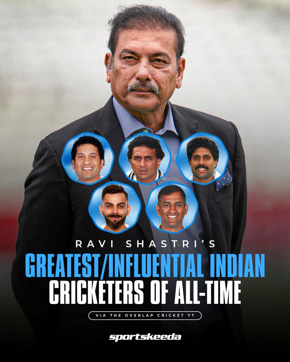 Ravi Shastri picks his top 5 greatest Indian cricketers of all time. 🇮🇳

Do you agree with his choices? 👀

#Cricket #India #RaviShastri #Sportskeeda