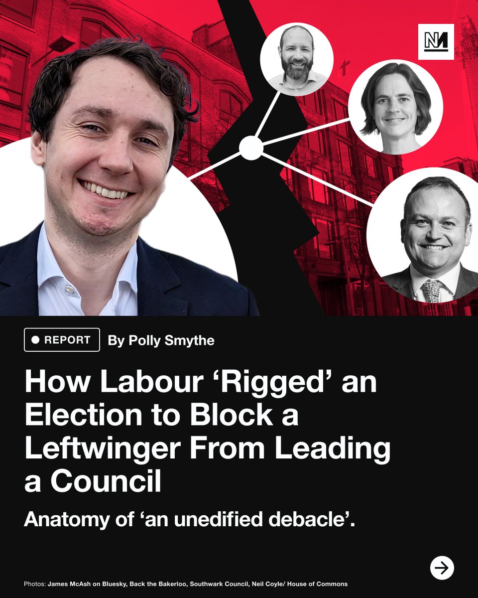 novaramedia's tweet image. The Labour party faces allegations that it rigged an election in order to block a leftwing candidate from leading a council, leaving a local party branch in uproar. The increasingly bitter row centres on a complaint made by Bermondsey and Rotherhithe MP Neil Coyle, who claimed…