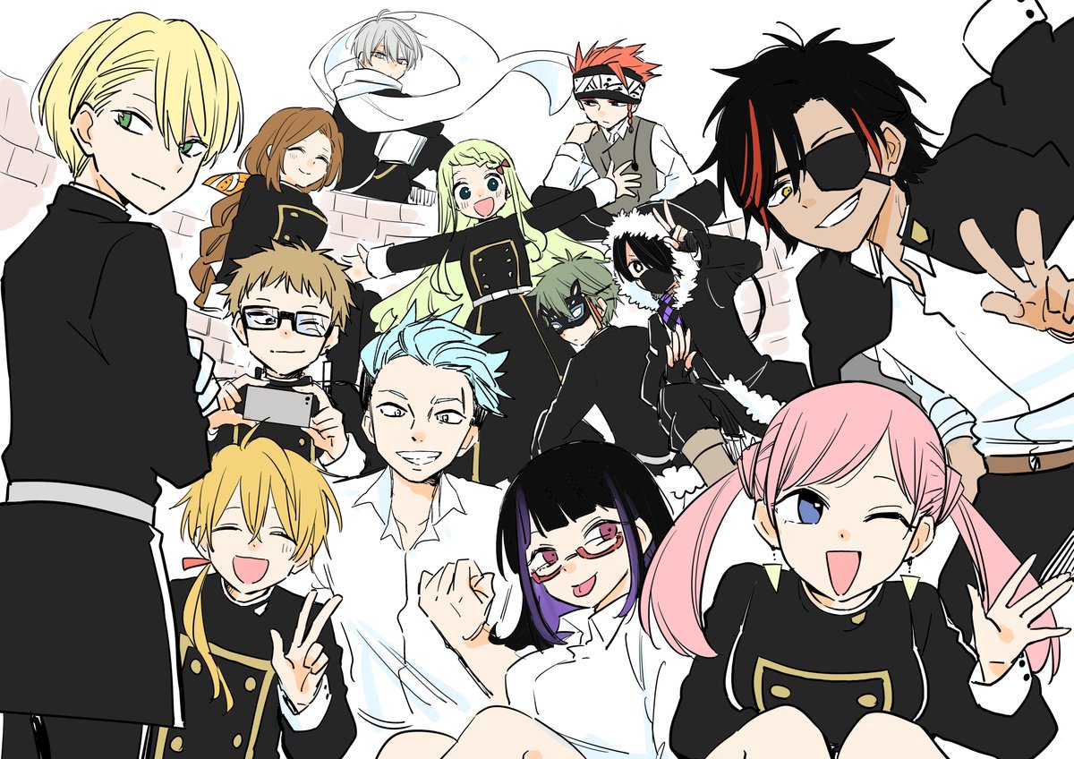 udonkimuchikaki's tweet image. 色々データ整理してたら連載前のラフが出てきた！
まだキャラデザ定まってなくて懐かしい。
＃僕せか