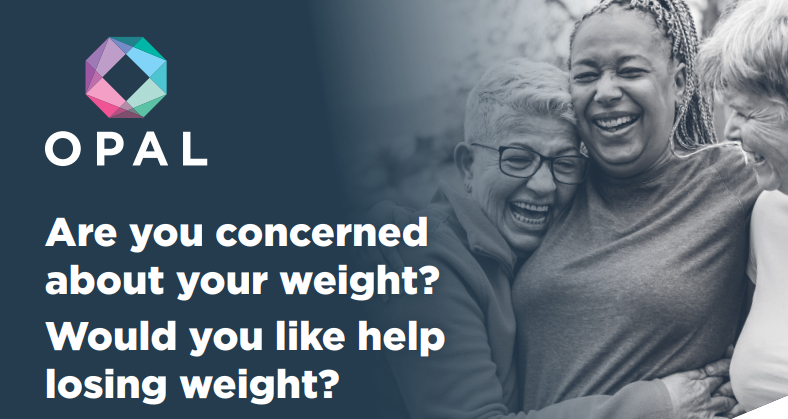 LDC_tweets's tweet image. Are you concerned about your weight?
Would you like help losing weight?
Are you interested in taking part in a research study looking at #weightloss, #exercise and #wellbeing ?
The OPAL study might be for you!
Call: 0116 258 4323
Or email: opal@leicester.ac.uk