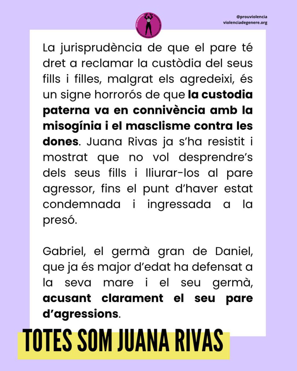 #JuanaRivas 
#JusticiaPatriarcal