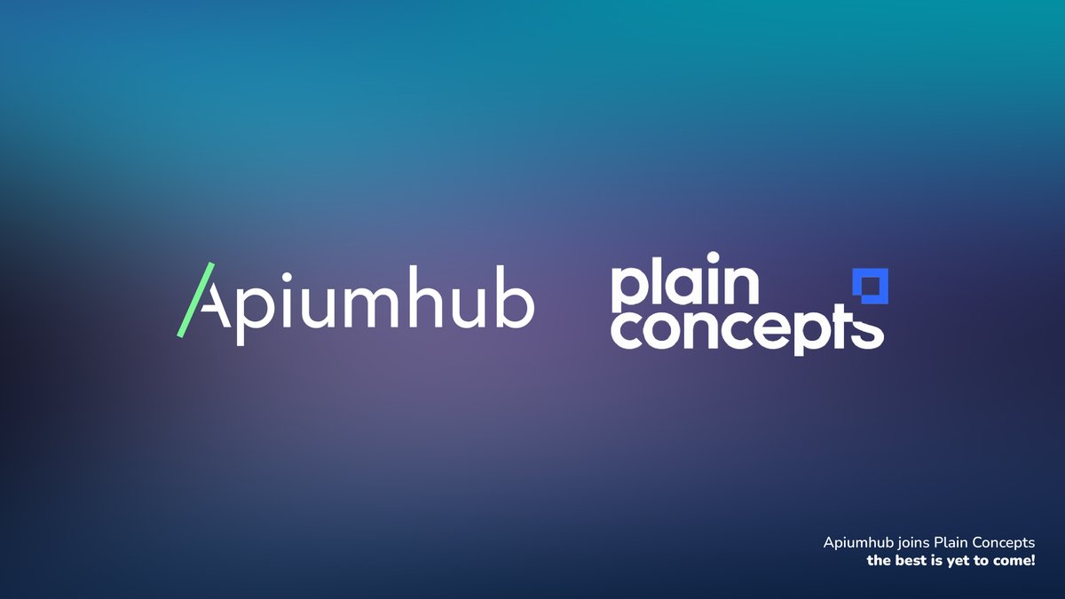 Apiumhub (@apium_hub) on Twitter photo Today marks the beginning of a new chapter: Apiumhub is now part of <a href="/plainconcepts/">Plain Concepts</a> 👏 This integration brings together top-tier talent, innovation, and a shared passion for technology. The best is yet to come! > plainconcepts.com/plain-concepts… Today marks the beginning of a new chapter: Apiumhub is now part of <a href="/plainconcepts/">Plain Concepts</a> 👏 This integration brings together top-tier talent, innovation, and a shared passion for technology. The best is yet to come! > plainconcepts.com/plain-concepts…