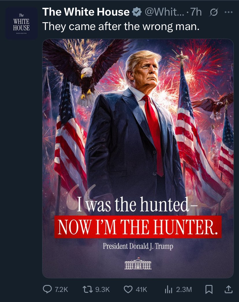 billifer1973's tweet image. You want to hear something disturbing? It took me 8 rounds of arguing with AI just to convince it this was the official White House account and not a parody.