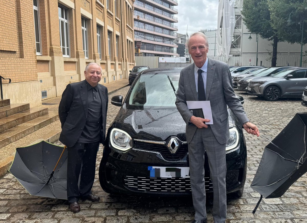 JeanTodt's tweet image. A pleasure to meet Jean-Dominique Senard, President of @renaultgroup, to discuss how automotive leadership can accelerate global #RoadSafety efforts. Grateful for Renault’s commitment — and looking forward to continuing our partnership to save lives on the world’s roads.…