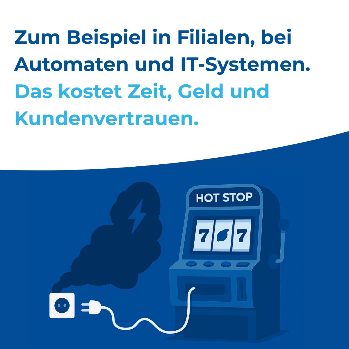PSsystec's tweet image. ⚡️ #Stromausfälle bemerkt man oft zu spät. Und wenn sie auffallen, kostet das meistens: Zeit, Geld und Nerven. Gerade bei verteilten Filialen, Automaten oder IT-Systemen zählt jede Sekunde. Genau hier setzt die #SMARTsocket aus dem #PSsystec SMARTbox-Portfolio an: