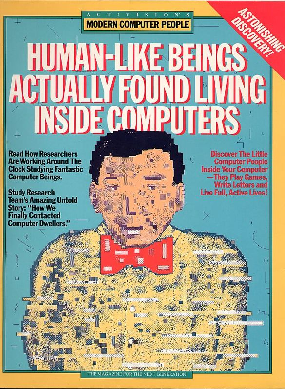 vjentter's tweet image. Little Computer People 
1985
#commodore64