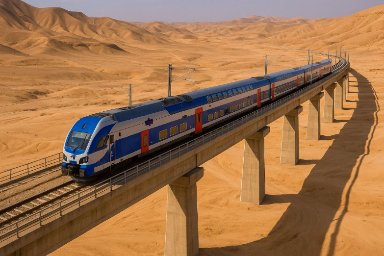 דל"פ: לרכבת לאילת יש צורך והצדקה כלכלית חזקה יותר מזו של הרכבת לתחנת החאן בירושלים