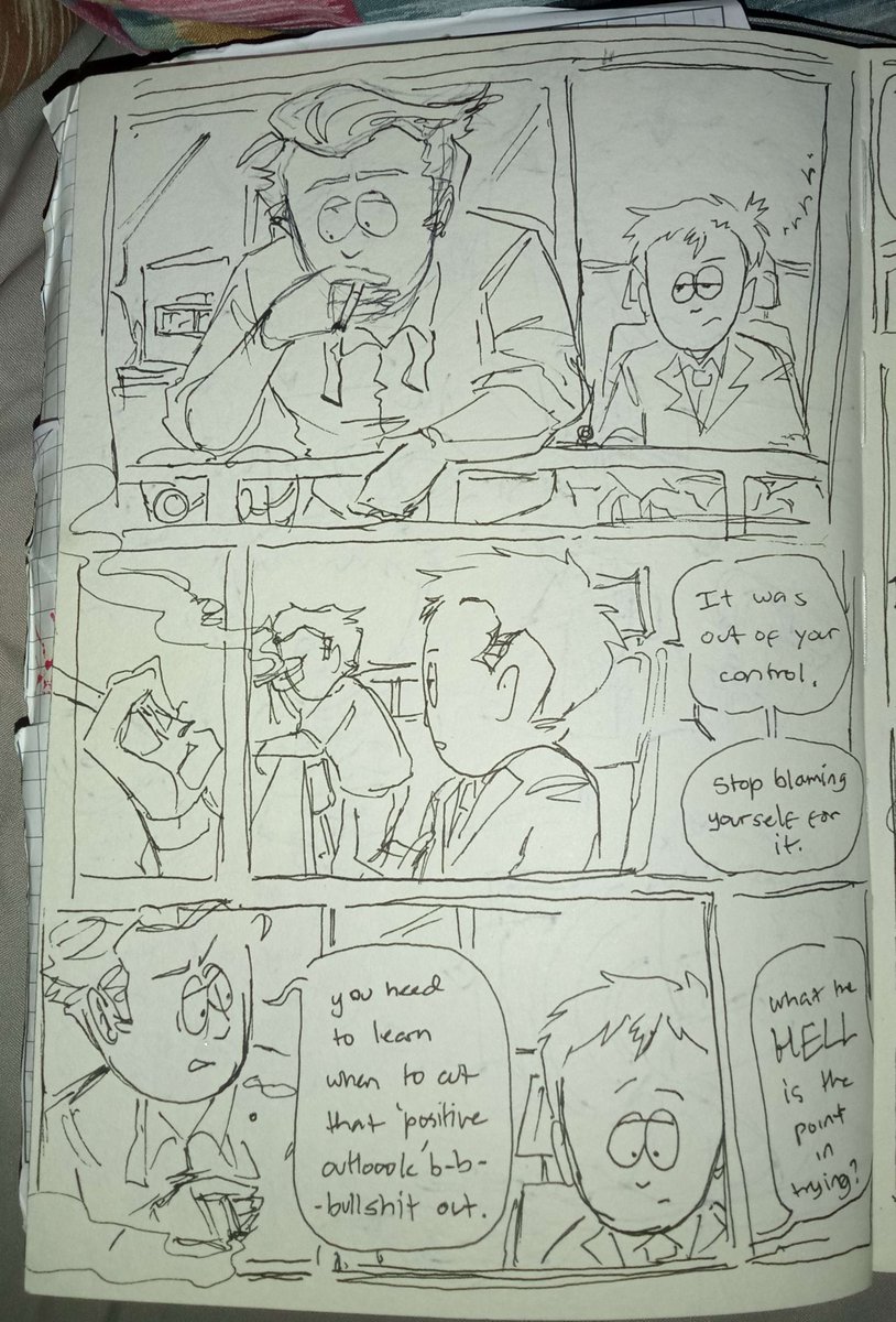 peachy6206's tweet image. day 106 #southpark #sptwt #timjim #sptimjim
(hey guys just a heads up i currently do NOT have any of my drawing tablets so i apologize for the traditional art i'll get to digital once the rain stops & i get back home 😭)