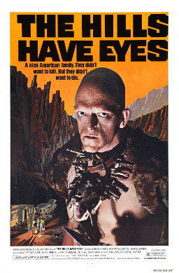 Freelineorlando's tweet image. Wes Craven learned a lot making the "civil people turn nasty" film Last House On The Left, so he remade it as The Hills Have Eyes (released today, 1977). His desert mutants make a good Vietnam War metaphor; Michael Berryman became a cool horror icon. Revenge was never so sweet