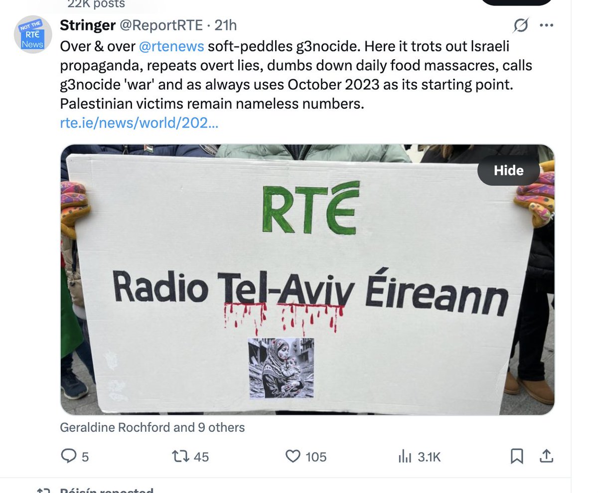 ReportRTE's tweet image. Whaaat? "The author labeled this post as containing sensitive content." ... Oh NO we didn't! 😲😲😲😲 And we've been wondering why you can't see us‼️ @Helenaclose @NormalIslandNws @kirkieEL @mcloughlin_n_68 @dlLambo @Irishgeezah @liamcunningham1 @NenaghPalestine