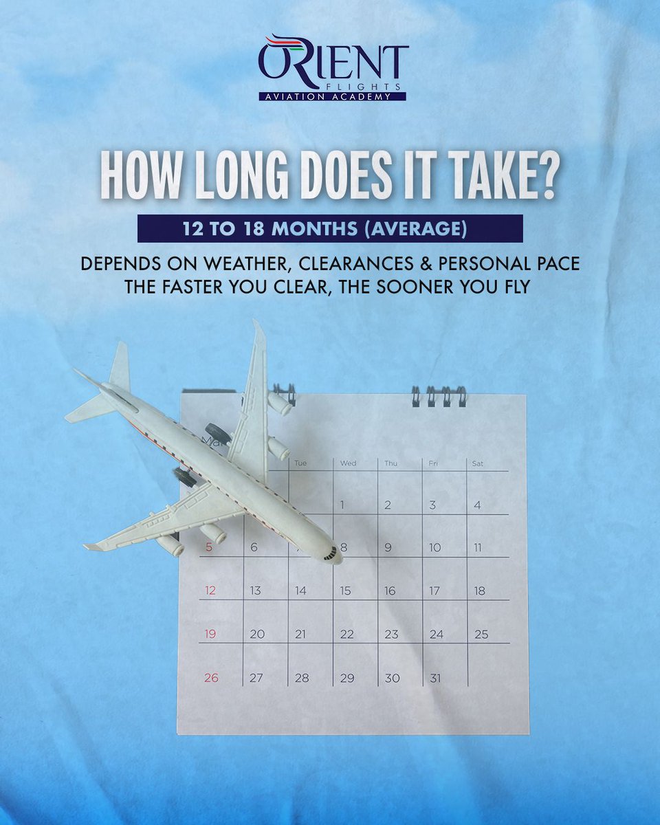FlightsOrient's tweet photo. ✈️ Dreaming of becoming a commercial pilot? Let’s break it down for you. At Orient Flights Aviation Academy, we offer DGCA-approved CPL training with expert instructors, real flying hours, and top-tier aircraft.

📍Mysuru | Kurnool | Chennai | Delhi
#CommercialPilot #CPLTraining https://t.co/M7fCdwxQYs