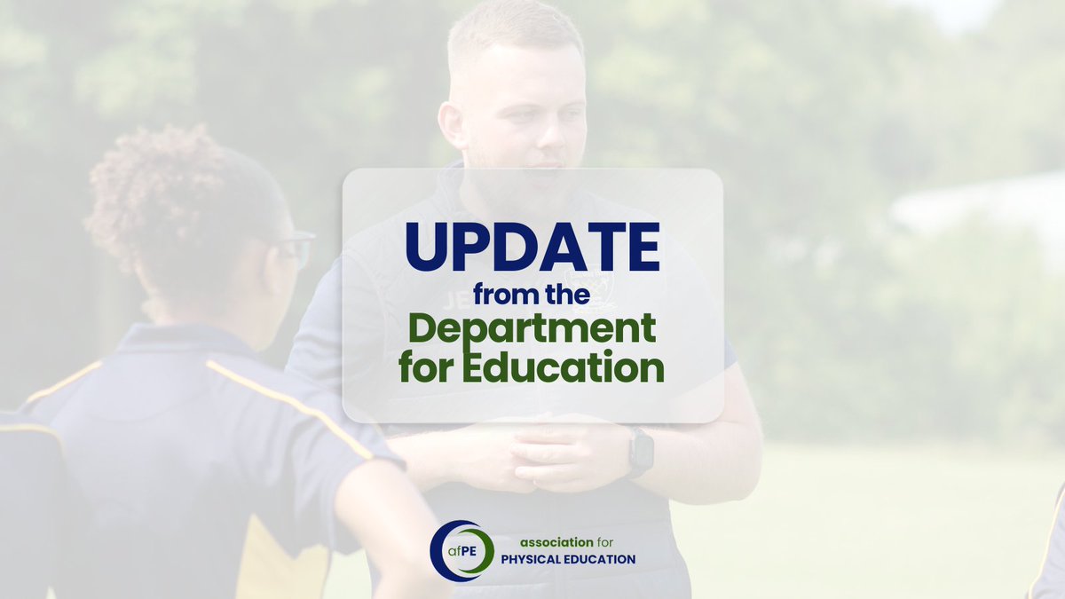 afPE_PE's tweet image. 🤾♀️PE and sport premium reporting📑
The Department for Education have shared an update with regards to the reporting tool for those experiencing technical difficulties.
🔗gov.uk/guidance/compl…