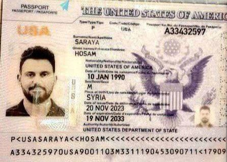 🇺🇸 The U.S. passport of a dual American-Syrian citizen killed by HTS militants in Suweida has surfaced.

Hay’at Tahrir al-Sham, backed by Turkey, entered the southern Syrian city days ago.