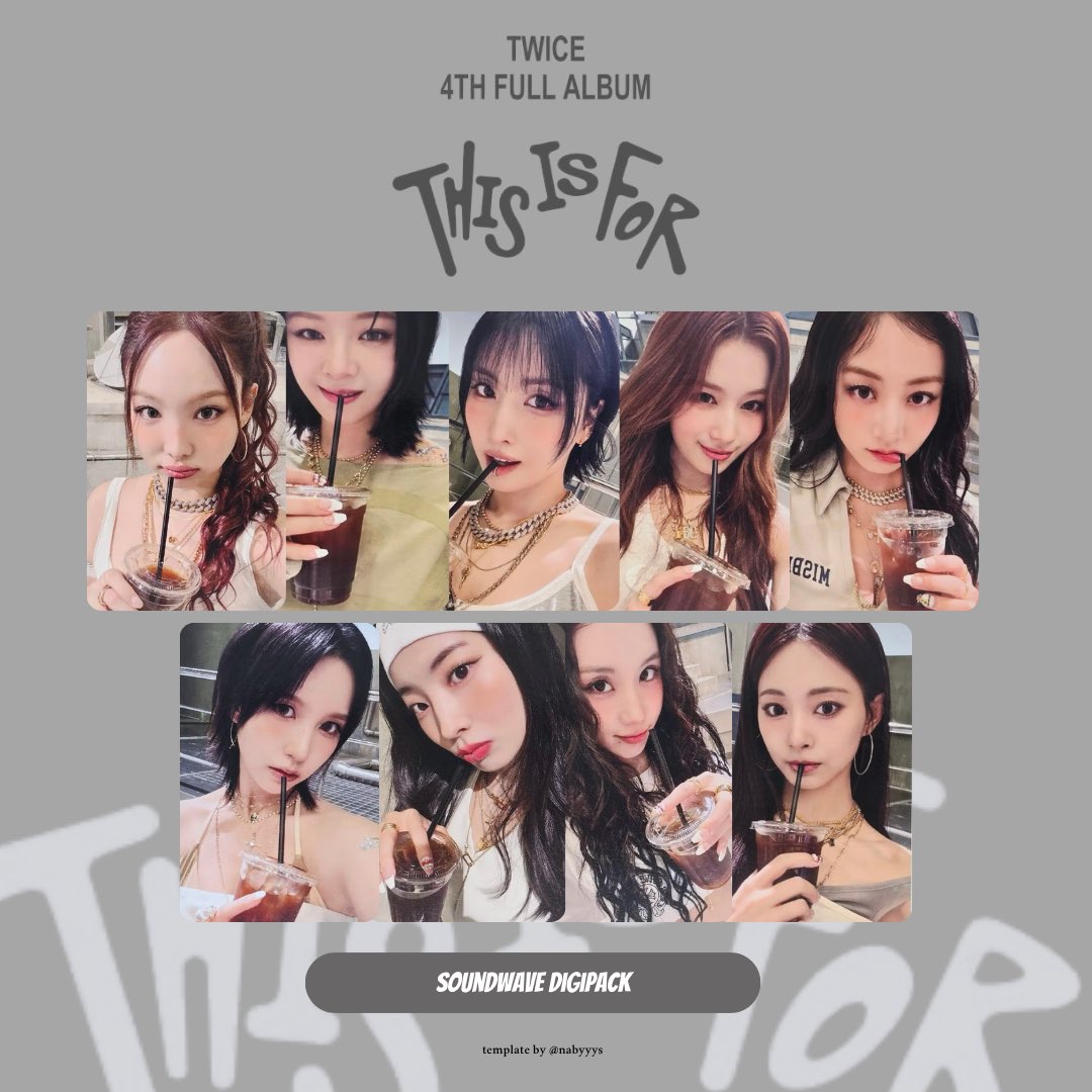 TWICE ツウィ トレカ soundwave デジパ TWICE 4th Full Album THIS IS