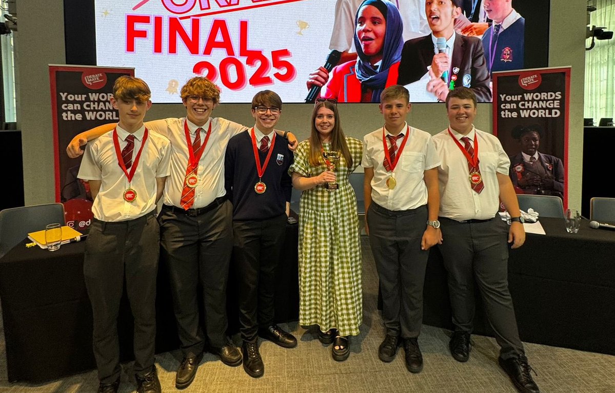 EducateMag's tweet image. .@MaghullHighsch’s debating team have won the National Urban Debate League held at @BankofAmerica in London 📢

Students demonstrated exceptional critical thinking, knowledge and public speaking skills, alongside fantastic teamwork! 

Read now 👉 tinyurl.com/matr2ev4