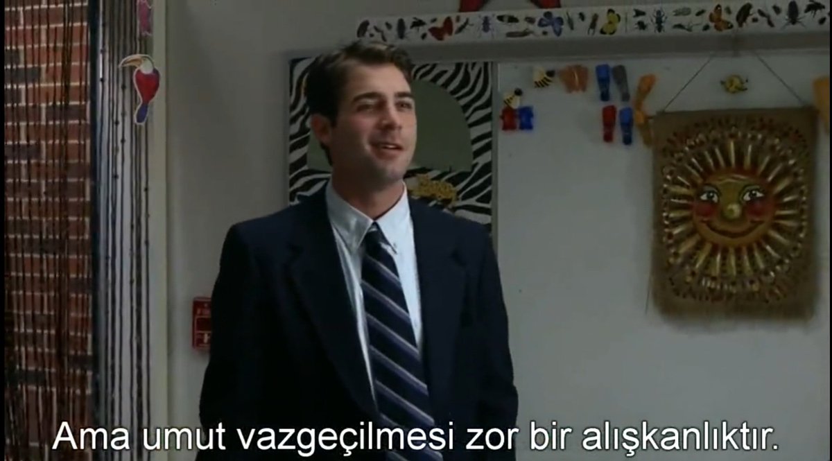 Front of the Class 🎬
"Ama umut vazgeçilmesi zor bir alışkanlıktır "