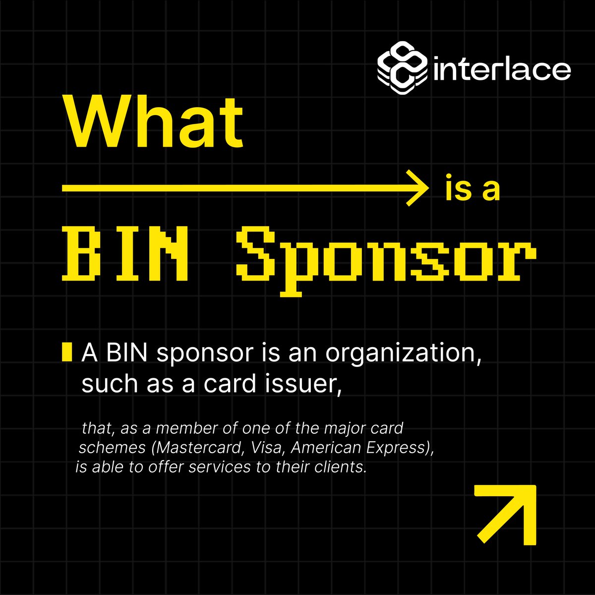 InterlaceMoney's tweet image. Understanding the role of a BIN sponsor is key to launching a successful card program.
A BIN sponsor is a licensed financial institution that grants businesses access to card networks through a Bank Identification Number (BIN). They handle compliance, network integration, and…