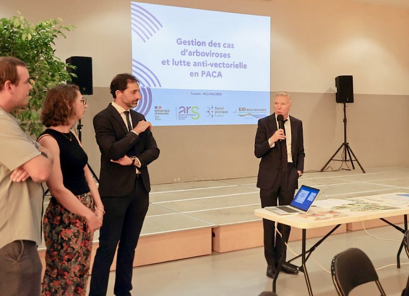 yannbubien's tweet image. 🦟 Onfait le point sur les arboviroses en Provence-Alpes-Côte d’Azur : 16 cas de #chikungunya et 2 cas de #dengue autochtones : informer, repérer, traiter, démoustiquer… des opérations coordonnées entre @SantePubliqueFr, @EIDMediterranee, @ARSPaca et les communes concernées 🙏
